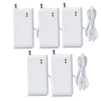 Topvico 1/2/3/5pcs 433mhz Water Leak Detector Sensor For Underground Basement Sump Pump Overflow Alarm Hub Required - Topvico