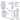 Topvico Water Sensors for Leaks WiFi Basement Sump Pump Water Alarm Tuya Smart APP Notification, 5 Levels Volume - Topvico