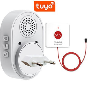 Topvico Emergency Button WiFi, Elderly Patient Tuya Bed Alarm System, Senior SOS Fall Alert, Wireless Caregiver Pager - Topvico