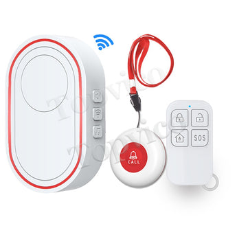 Topvico WiFi Panic Button For Elderly, SOS Alarm, Waterproof Caregiver Pager Call Button, Tuya Smart APP - Topvico