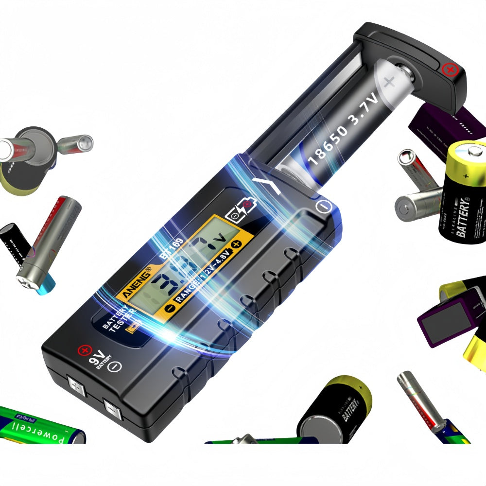 Digitale universale della batteria del tester batterie C AA AAA D N 9V Digitale universale della batteria del tester batterie C AA AAA D N 9V