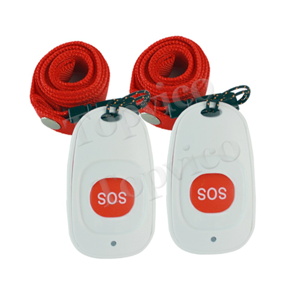 Topvico Panic Button WiFi for Elderly, Emergency Senior Fall Alert, Tuya Smart SOS Alarm Wireless Call Button